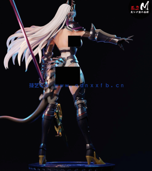 [3D打印人物] 露娜Luna《第七史诗》游戏角色雕刻手办3D打印模型(图5)