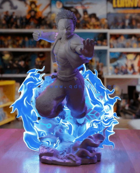 [3D打印人物] 猗窝座《鬼灭之刃》动漫角色雕刻手办3D打印模型(图4)