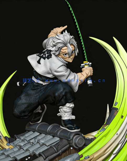 [3D打印人物] 风柱·不死川实弥Sanemi Demon Slayer《鬼灭之刃》动漫角色(图2)