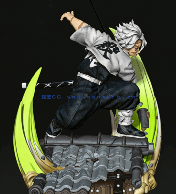 [3D打印人物] 风柱·不死川实弥Sanemi Demon Slayer《鬼灭之刃》动漫角色(图4)