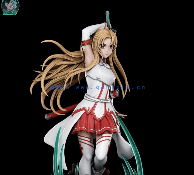 [3D打印人物] 亚丝娜Asuna《刀剑神域》动漫角色雕刻手办3D打印模型(图2)