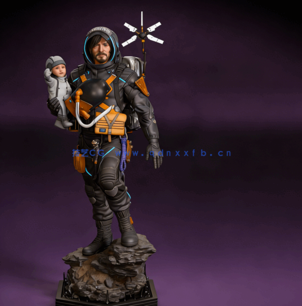 [3D打印人物] 山姆·波特·布里吉斯Sam Porter Bridges站姿《死亡搁浅》游戏角(图1)