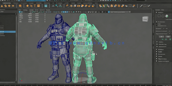 ZBrush 3A级游戏角色完整制作工作流视频教程(图2)