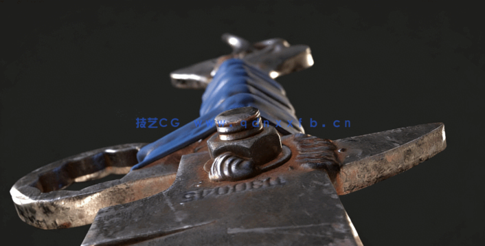 Zbrush与Maya逼真匕首游戏资产完整制作流程视频教程 (图2)