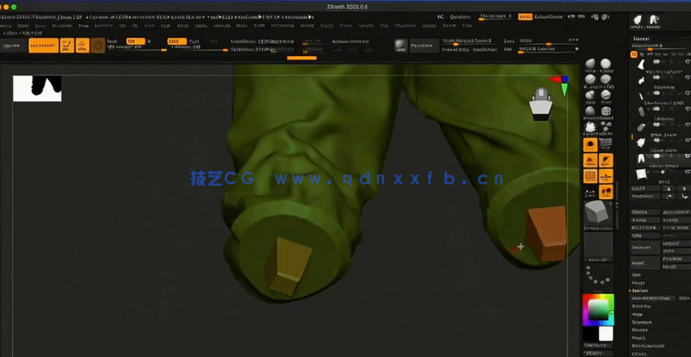  Zbrush人物角色雕刻手办3D打印技术训练视频教程(图3)