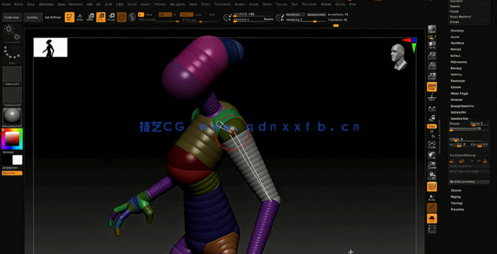  ZBrush雕刻建模核心工作流程大师级视频教程(图2)