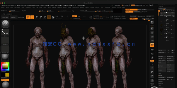 Zbrush电影级角色概念艺术设计大师级视频教程(图3)