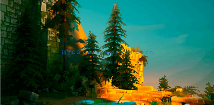 顽皮狗大师教你构建风格化游戏环境场景完整工作流程视频教程 第二季 (图4)