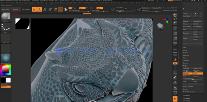 ZBrush珠宝几何图形雕刻设计视频教程 (图4)