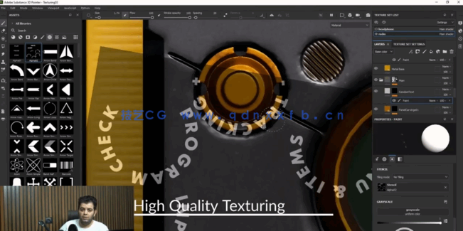 Zbrush 3A级游戏道具无线耳机完整雕刻制作视频教程(图3)