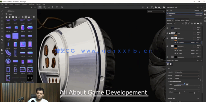 Zbrush 3A级游戏道具无线耳机完整雕刻制作视频教程(图5)