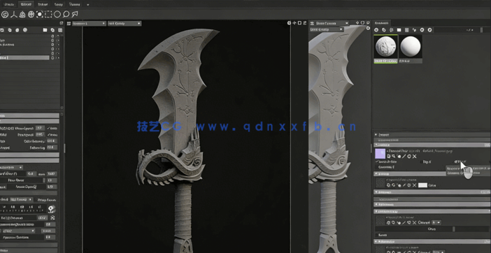 战神混沌之刃游戏武器完整制作工作流程视频教程(图2)