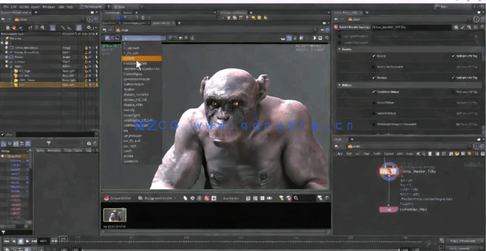 逼真黑猩猩生物CG制作全流程视频教程(图5)
