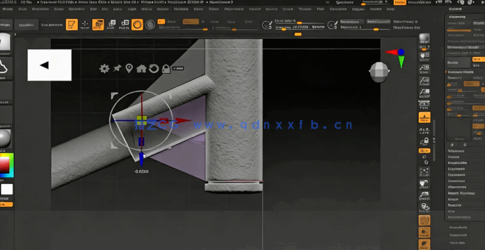 ZBrush大疆无人机DJI Inspire硬表面雕刻建模视频教程(图5)