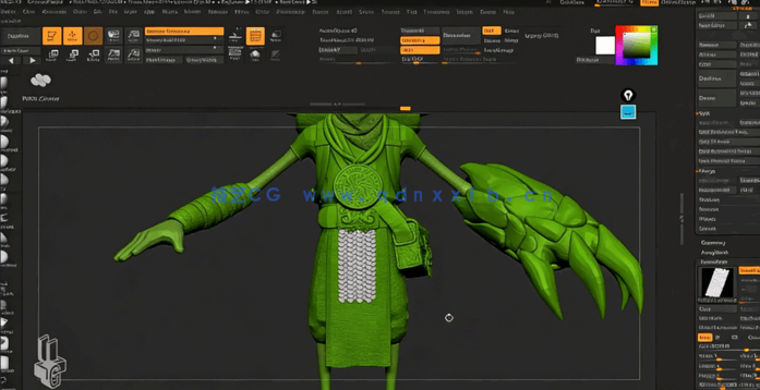 ZBrush人物角色数字雕刻终极指南视频教程(图5)