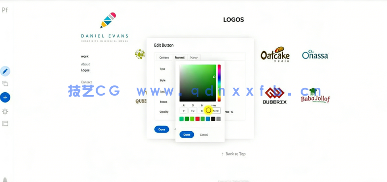 【中文字幕】PF网上展示标志设计网站页面制作过程视频教程(图3)