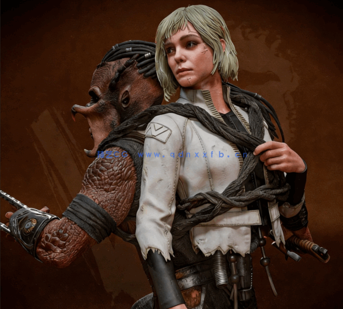 [3D打印人物] 轻铁血战士戴克与仿生人希雅《铁血战士：杀戮之地》影视角色(图4)