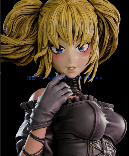 [3D打印人物] Ani马斯克旗下AI伴侣角色雕刻手办3D打印模型(图1)