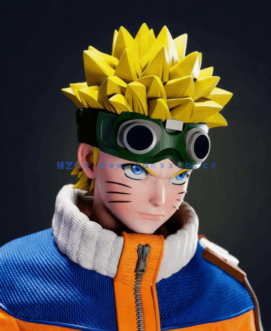 [3D打印人物] 漩涡鸣人Naruto站姿《火影忍者》动漫角色雕刻手办3D打印模(图3)