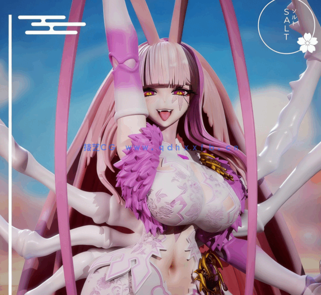 [3D打印人物] Matara Kan虚拟主播角色雕刻手办3D打印模型(图1)