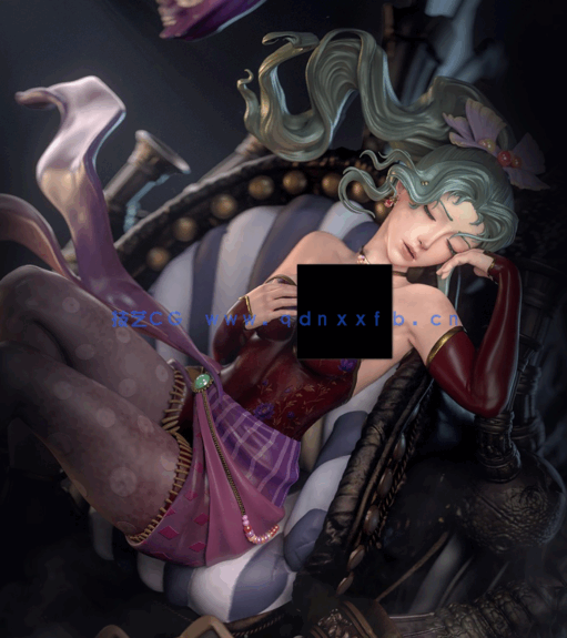 [3D打印人物] 蒂娜·布兰福德Terra Branford《最终幻想6VI》游戏角色雕刻手办(图1)