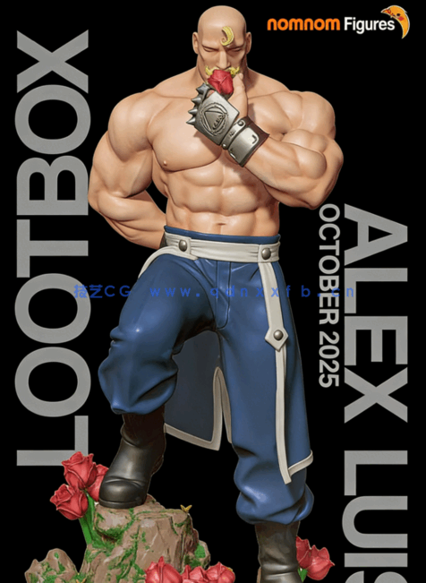 [3D打印人物] 亚历克斯·路易·阿姆斯特朗《钢之炼金术师》游戏角色雕刻手办(图1)