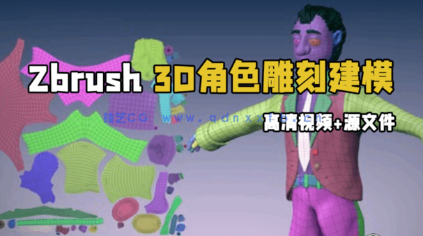 Zbrush 3D角色雕刻建模初学者基础训练视频教程(图1)