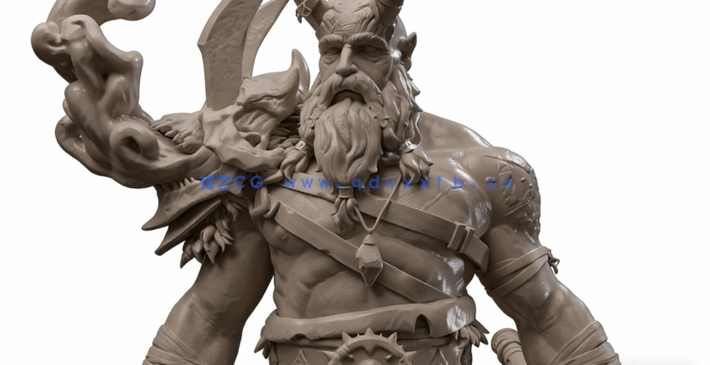 Zbrush高精度游戏角色雕刻完整制作流程视频教程(图2)