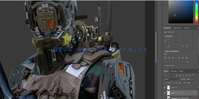 机器人影视游戏角色概念艺术完整制作流程视频教程(图3)