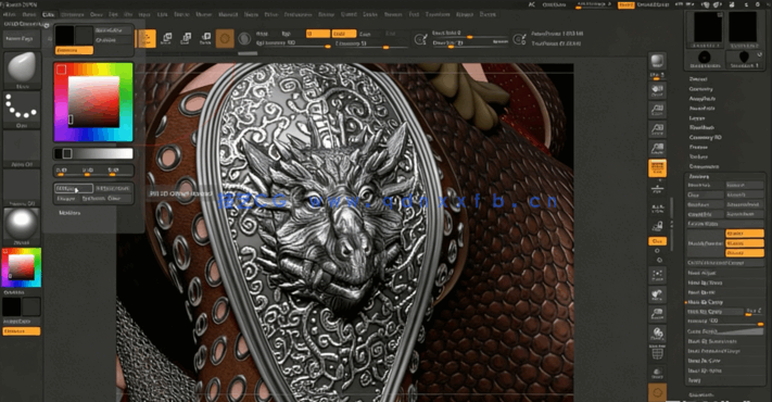 ZBrush角色皮肤与服饰纹理细节制作视频教程(图3)