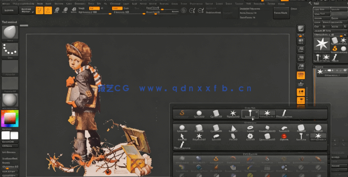人物角色创作从2D到3D制作流程视频教程(图3)