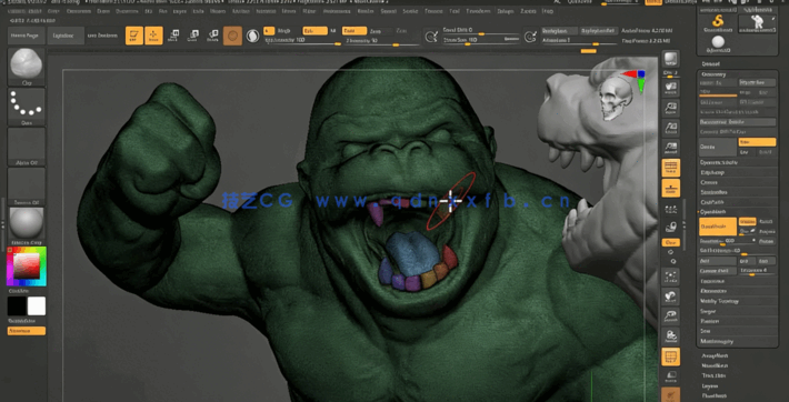 Zbrush快速入门技术训练视频课程 (图5)
