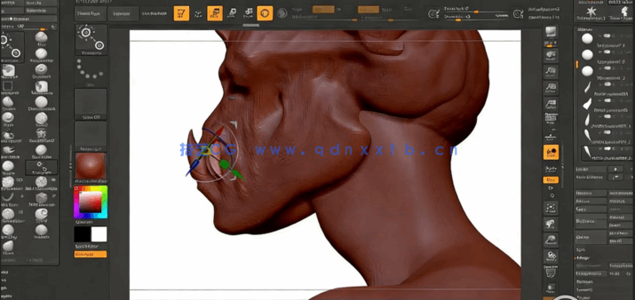  ZBrush半透明生物皮肤雕刻制作大师级视频教程(图3)