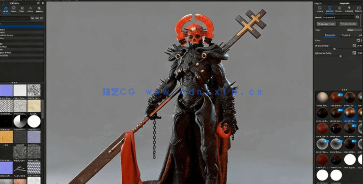 Zbrush黑暗神秘角色概念设计全流程视频教程 (图4)