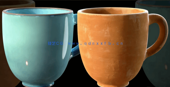 20组陶器罐子贴图素材 Artstation – 20 Pottery 4k PBR Textures Vol.01(图4)