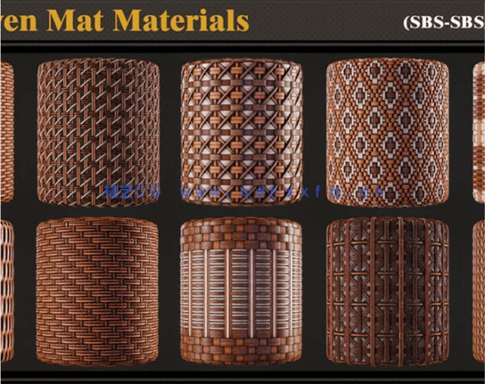 20个藤编PBR材质(图3)