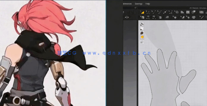 ZBrush 3A级游戏角色高精度建模制作视频教程(图5)