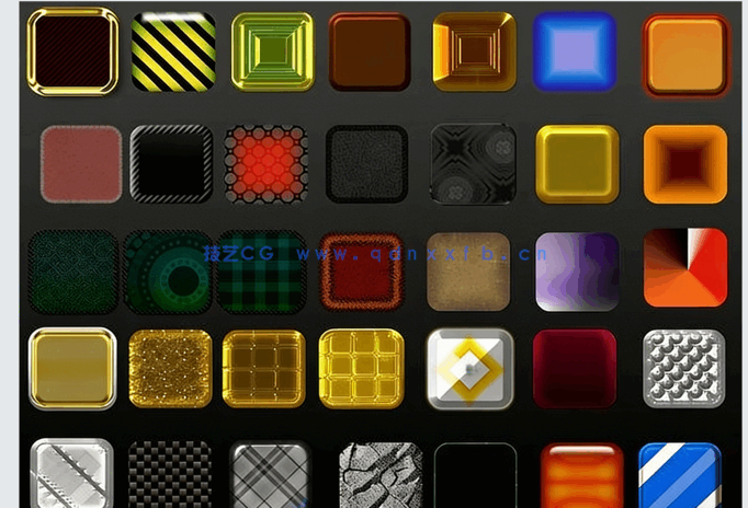 100组五颜六色PS图层样式PSD模板合集 (图1)