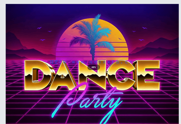 酷炫高级霓虹灯特效PSD字模(图3)