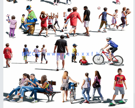 人物-288个带阴影的Photoshop文件(图4)