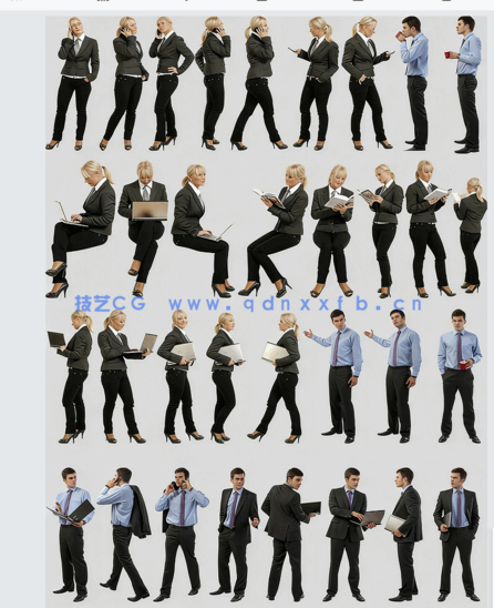 VizPeople Business v1 后期商业人物素材(图1)