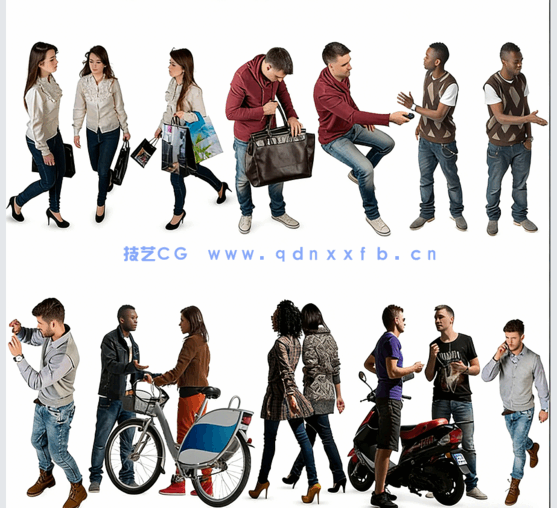 VizPeople Casual v5 后期悠闲人物素材(图4)