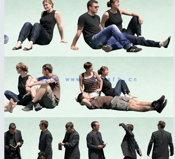 人物免抠素材Xoio people – greenscreen volume 3(图1)