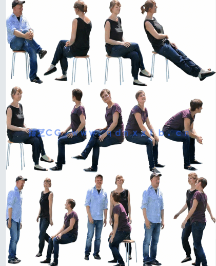 物免抠素材Xoio people – greenscreen volume 2(图1)