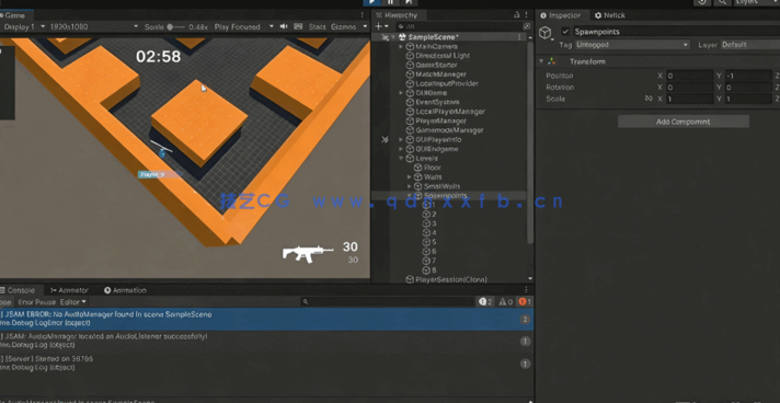 Unity中Netick竞技射击网络游戏制作视频教程(图2)