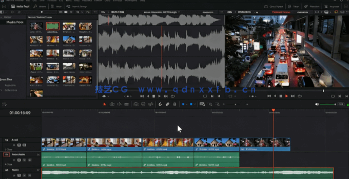 [DaVinci Resolve] 【中文字幕】DaVinci Resolve视频编辑初学者入门学习视频教程(图5)