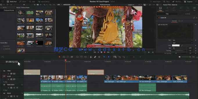 [DaVinci Resolve] 【中文字幕】DaVinci Resolve视频编辑初学者入门学习视频教程(图6)