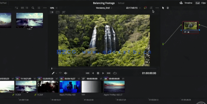 [DaVinci Resolve] DaVinci Resolve 18色轮曲线镜头调色技术视频教程(图6)