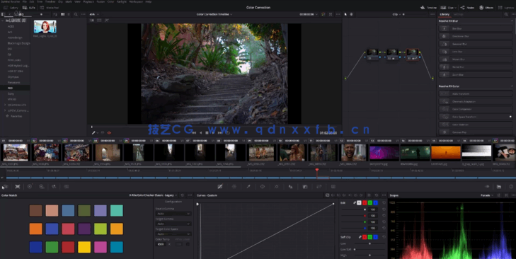[DaVinci Resolve] DaVinci Resolve游戏与灯光调色工作流程视频教程(图3)