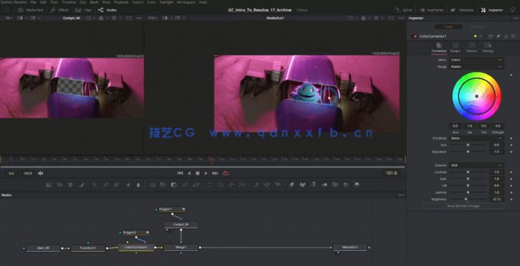 [DaVinci Resolve] DaVinci Resolve色彩校正视觉效果高效技巧视频教程(图6)